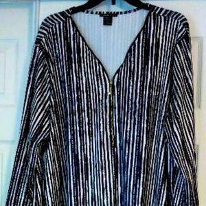 Black & White Striped Tunic